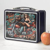 Lunch Box Ours sur un vélo avec Buddy (En situation)