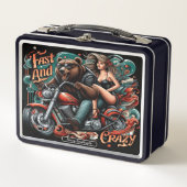 Lunch Box Ours sur un vélo avec Buddy (Devant)