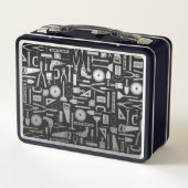 Lunch Box Outils d'atelier Black & Silver (Dos)