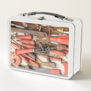 Lunch Box Outils Outil Russe antique Red Man