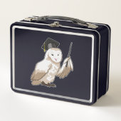 Lunch Box Owl as Teacher with Pointer (Devant)