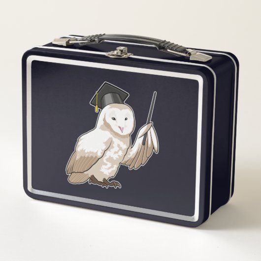 Lunch Box Owl as Teacher with Pointer (Devant)