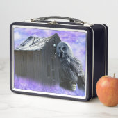 Lunch Box Owl Barn Shed (En situation)