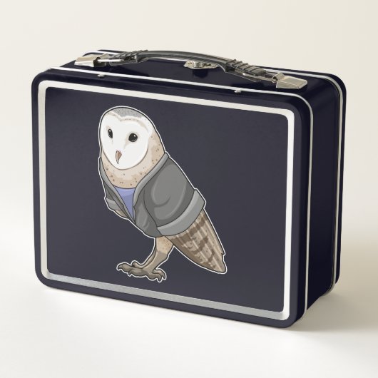 Lunch Box Owl comme secrétaire (Dos)