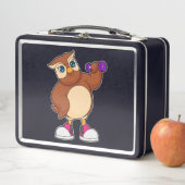 Lunch Box Owl Fitness Dumbbell (En situation)