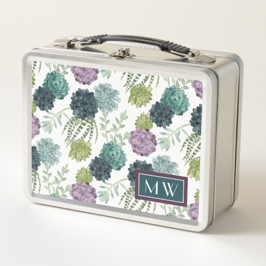 Lunch Box PA succulente de collection de bonheur d'usine du (Devant)