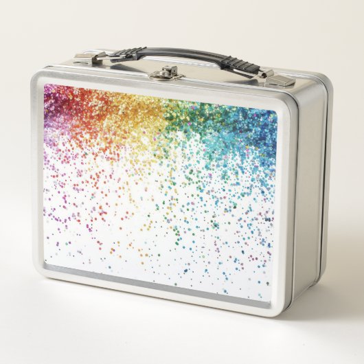 Lunch Box Paillettes Arc-en-ciel (Devant)