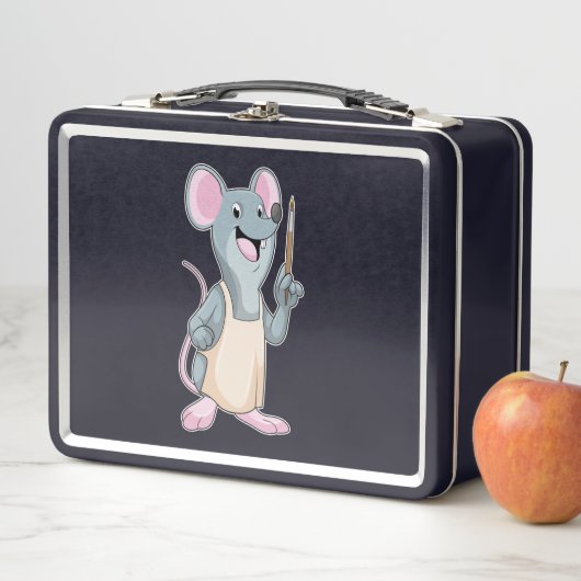 Lunch Box Painter with Paint brush (En situation)