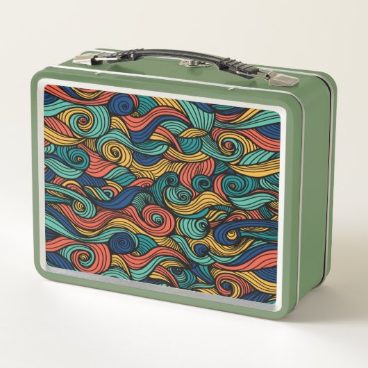 Lunch Box Paisley haché (Dos)