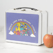 Lunch Box Paix, amour et sésame Street (En situation)