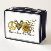 Lunch Box "Paix, Amour, Tournesol" (Dos)