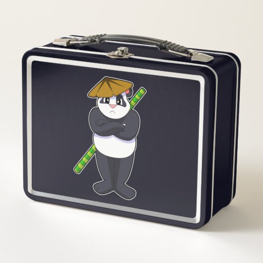 Lunch Box Panda à Stick combat Martial arts.PNG (Devant)
