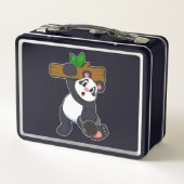 Lunch Box Panda avec bois à l'entraînement Force (Dos)