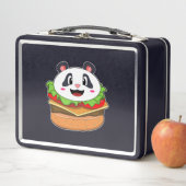Lunch Box Panda avec hamburger (En situation)