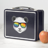 Lunch Box Panda avec lunettes de soleil (En situation)