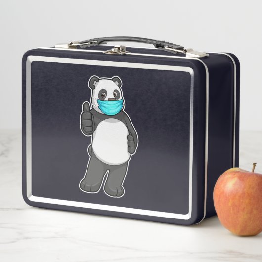 Lunch Box Panda avec masque visage (En situation)