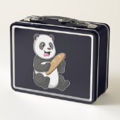 Lunch Box Panda comme boulanger avec pain (Dos)