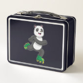 Lunch Box Panda comme Patinage en ligne avec Roller skates (Devant)