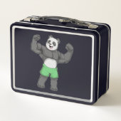 Lunch Box Panda en Bodybuilder au Bodybuilding (Dos)