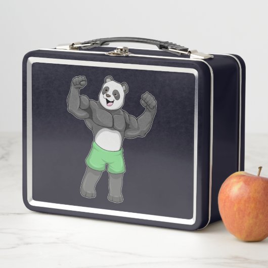 Lunch Box Panda en Bodybuilder au Bodybuilding (En situation)