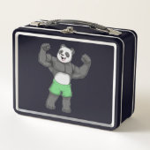 Lunch Box Panda en Bodybuilder au Bodybuilding (Devant)