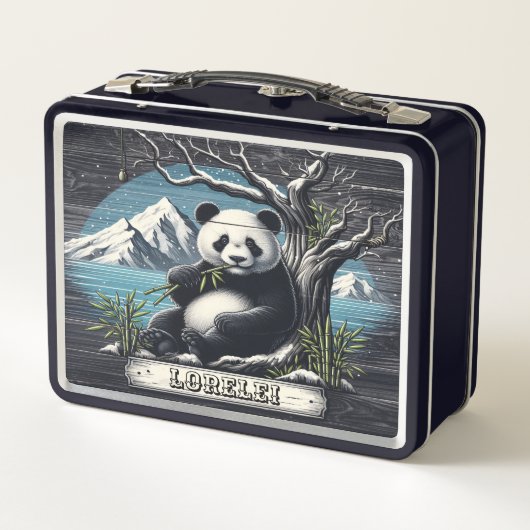 Lunch Box Panda's Mountain Retreat : Bambou Plaisir (Dos)