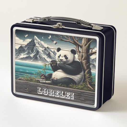 Lunch Box Panda's Secluded Nook : Bambou Plaisir (Devant)