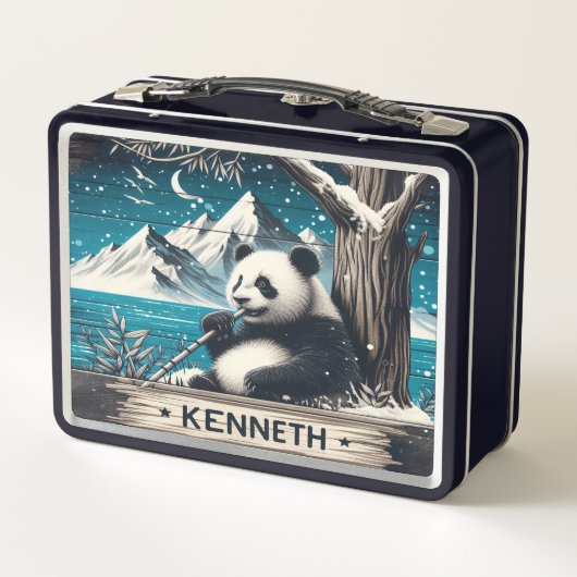 Lunch Box Panda's Tranquille Spot : Bambou Delight (Dos)