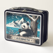 Lunch Box Panda's Tranquille Spot : Bambou Delight (Devant)