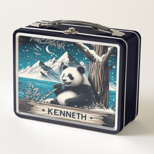 Lunch Box Panda's Tranquille Spot : Bambou Delight (Devant)
