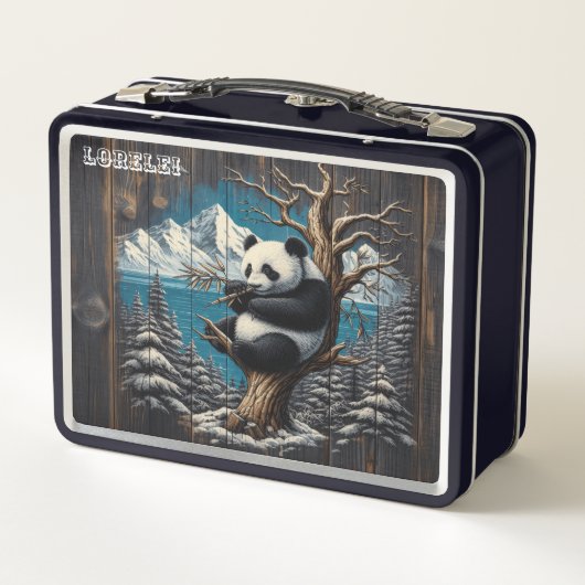 Lunch Box Panda's Wooded Perch : Repose de Bambou (Dos)