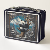 Lunch Box Panda's Wooded Perch : Repose de Bambou (Devant)