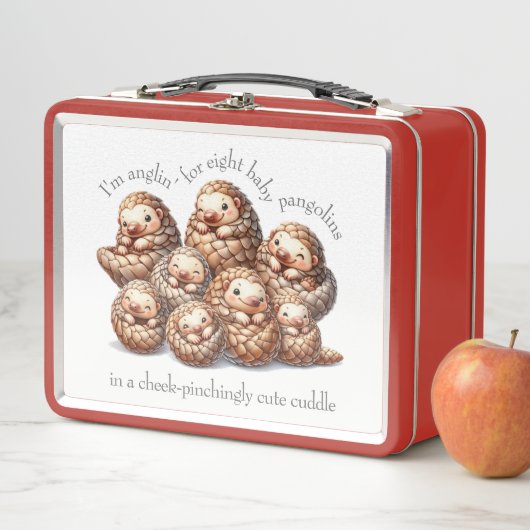 Lunch Box Pangolins adorables pour 8 Pangolins mignons (En situation)