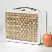 Lunch Box Panier d'artisanat Texture sans couture (En situation)