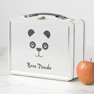 Lunch Box Panier-repas de bidon de panda de patron
