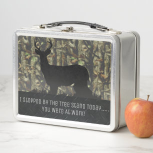 Lunch Box Panier-repas drôle de mâle de chasse de cerfs