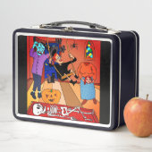 Lunch Box Panier-repas en métal de Halloween par le (En situation)