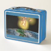 Lunch Box Panier-repas entrant de l'atmosphère de pizza (Dos)