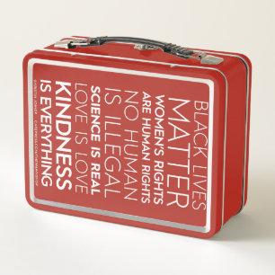 Lunch Box Panier-repas #KindnessIsEverything en métal