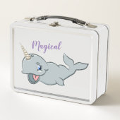 Lunch Box Panier-repas magique de Narwhals (Devant)
