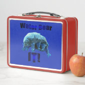 Lunch Box Panier-repas tardigrade en métal d'ours de l'eau (En situation)