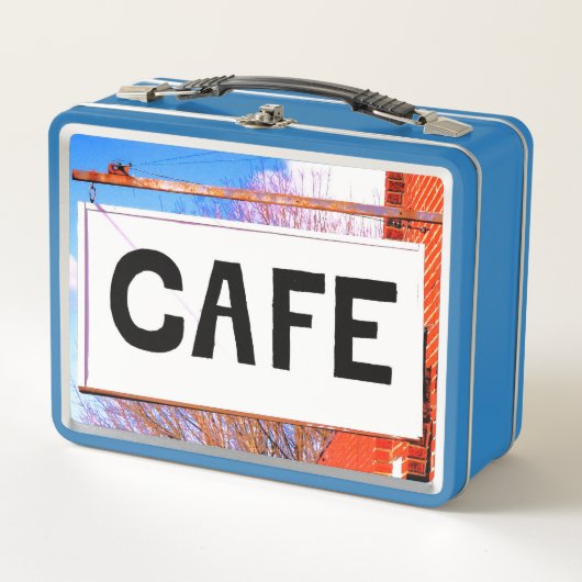 Lunch Box Panneau Café vintage (Devant)