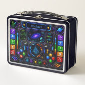 Lunch Box Panneau de commande de vaisseau spatial nom person (Devant)