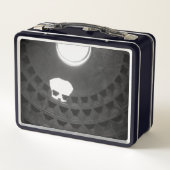 Lunch Box Panthéon Crâne clair Rome Italie Noir et Blanc (Dos)