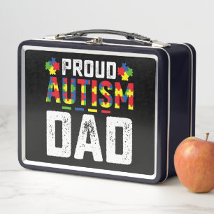 Lunch Box Papa fier de l'autisme Sensibilisation Famille aut