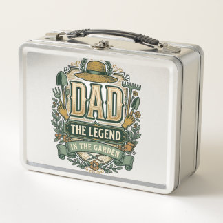 Lunch Box Papa La légende dans le jardin Conception de jardi