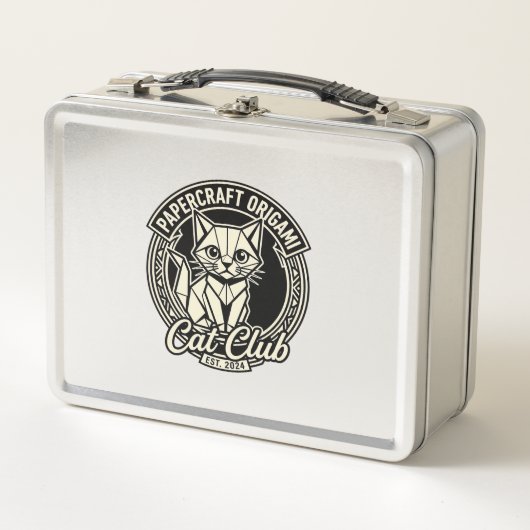 Lunch Box Papercraft Origami Chat Drôle Chat Graphique - Pap (Devant)