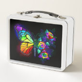 Lunch Box Papillon arc-en-ciel (Devant)