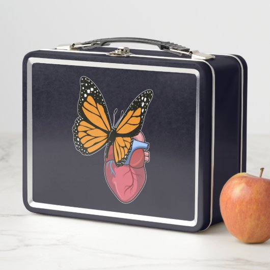 Lunch Box Papillon au coeur (En situation)