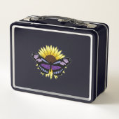 Lunch Box Papillon au tournesol (Dos)